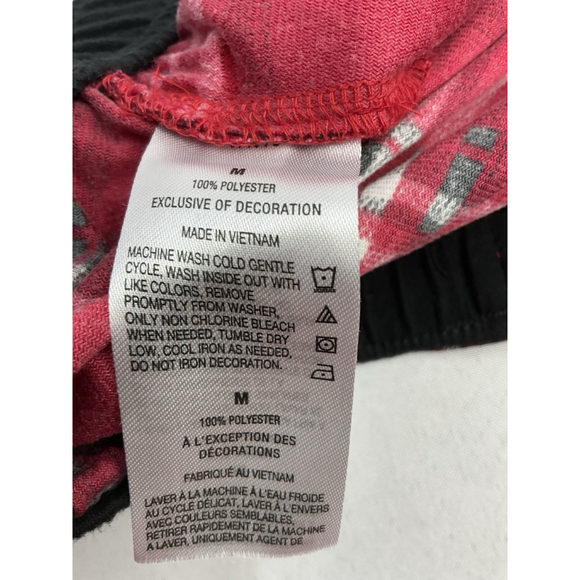 Womans Nautica Sleepwear 2 Pc Pj Set Medium Red Gray Plaid Shirt & Pants - Picture 4 of 7